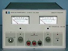 DC power supply, 0-60 Vdc, 0-10 amps