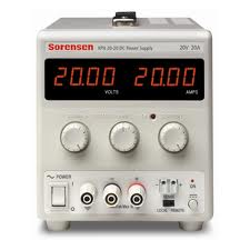 DC Power Supply 0-20-V, 0-20A, 400W, Single Output  