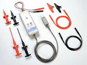 Active Differential Probe 100 MHz, 50X/500X, 1.3 kV. Oscilloscopes with TekVPI inputs requires TekVPI to TekProbe BNC adapter (TPA-BNC)